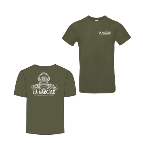 T shirt La Narcose Vert Kaki
